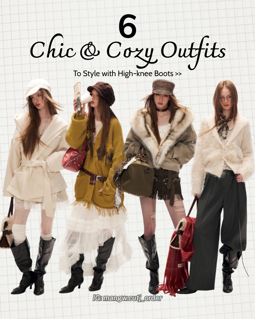 The Knee-High Edit: 6 Chic n Cozy Outfits to Style with Long Boots