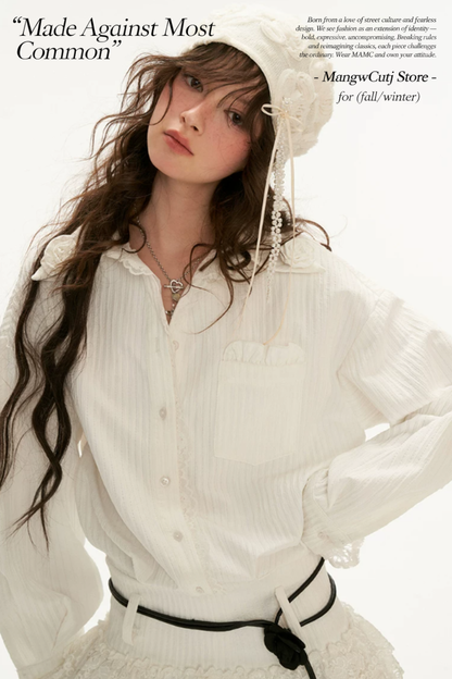 MAMC - French Rose White Dress