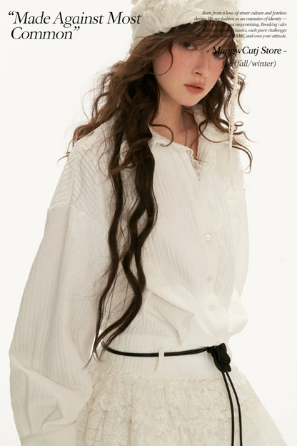 MAMC - French Rose White Dress