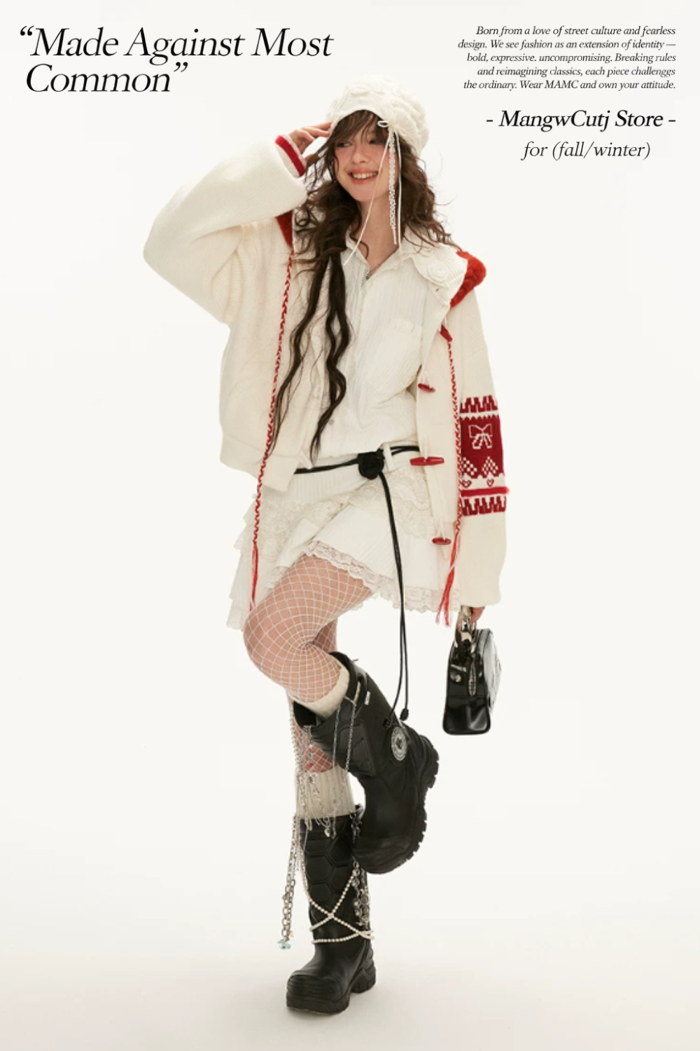 MAMC - French Rose White Dress