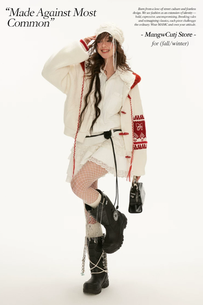 MAMC - French Rose White Dress