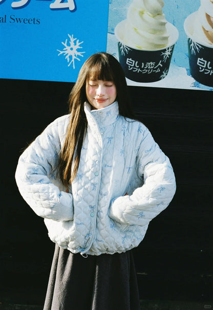 Zzouu - Cotton-Padded Korean Style Puffer Jacket