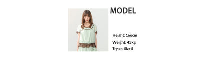"Mint Sugar Whimsy" Mint Green Polka Dot Two-Piece Skirt Set LL2026194