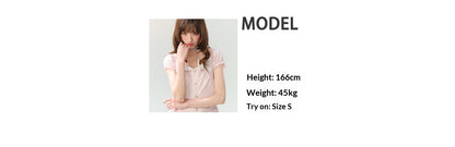 "Sakura Breeze Journal" Blush Pink Plaid Collar Dress LL2026226