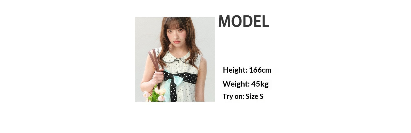 "Polka Dot Water Dream" Mint Green Ruffle Skirt Set PP2026229