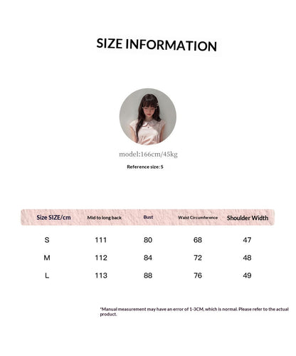 “Rose Milk Reverie” Pink Doll Collar A-Line Dress