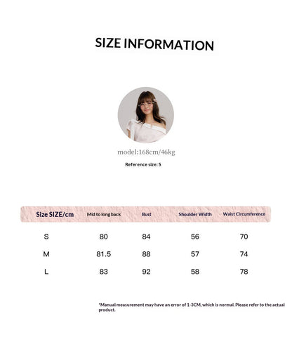 “Cloud Ballet Reverie” Blush Pink Off-Shoulder Dress