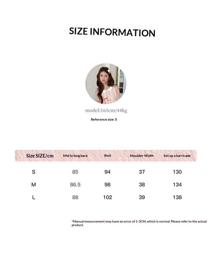 “Peach Soda Dream” Blush Pink Bubble Hem Dress