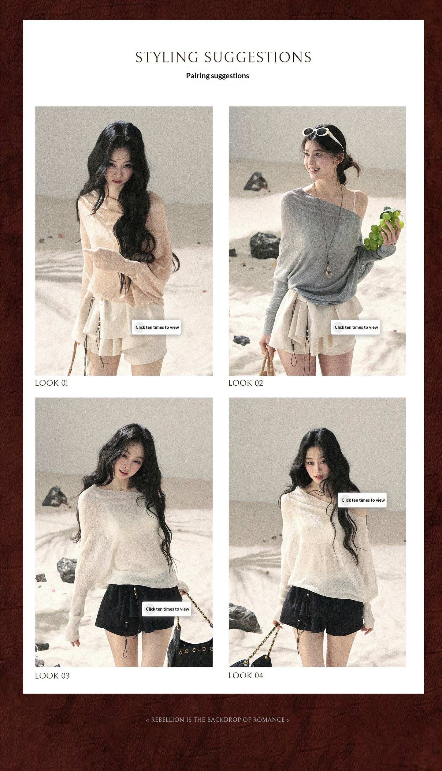 "Misty Veil Whisper" Blush Nude Pink Off-Shoulder Sheer Sun Protection Top 5345634