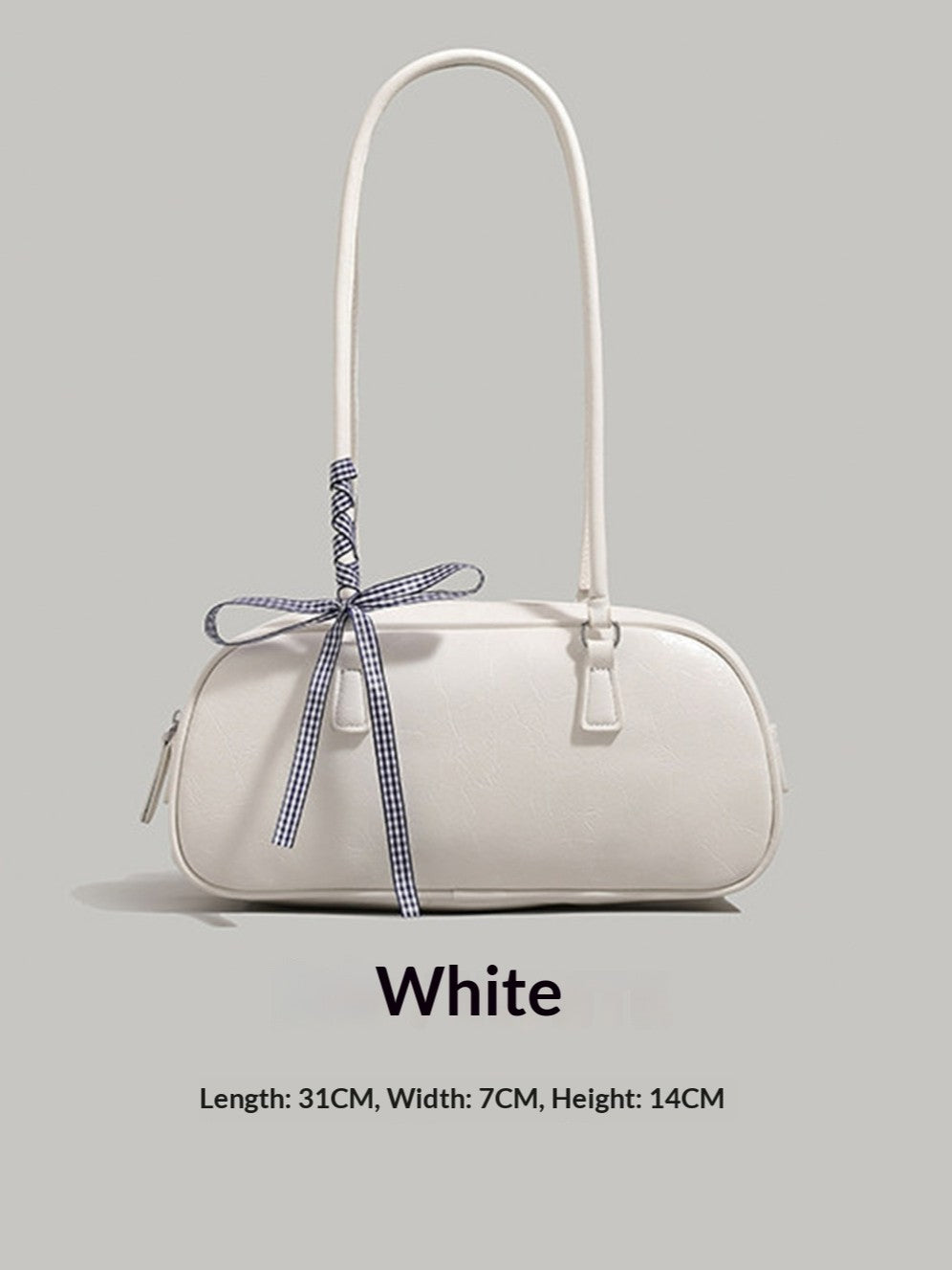 "Silver Siren" Shoulder Bag (Silver / Black / White / Pale Yellow)