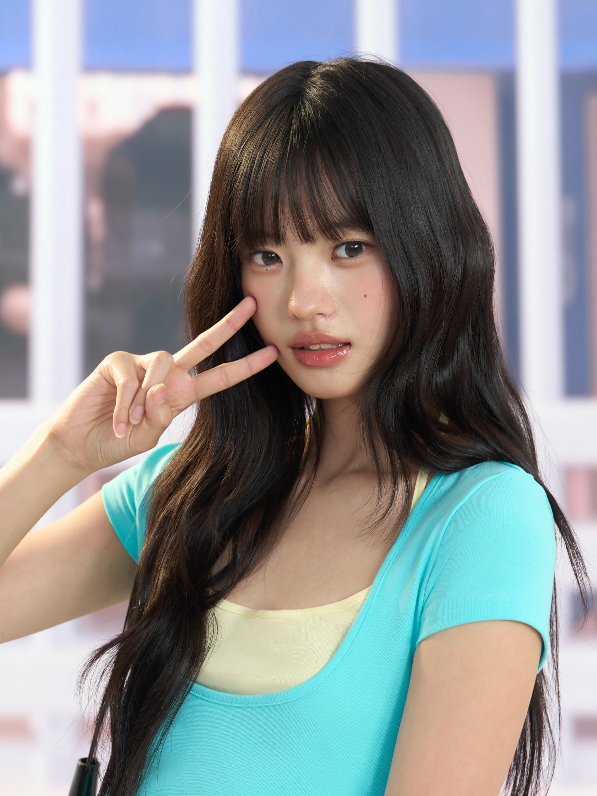 "Fresh Arrival" Green Layered Halter Two-Piece Top