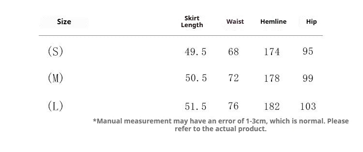 “Misty Texture” Gray Plaid Trim Embroidered A-Line Skirt