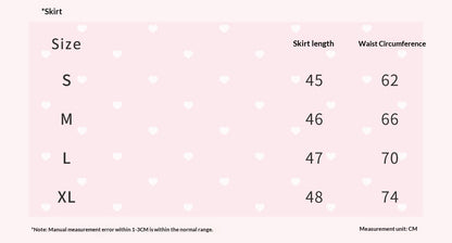 “Melody Blush” Pink-Gray Sailor School Uniform Set