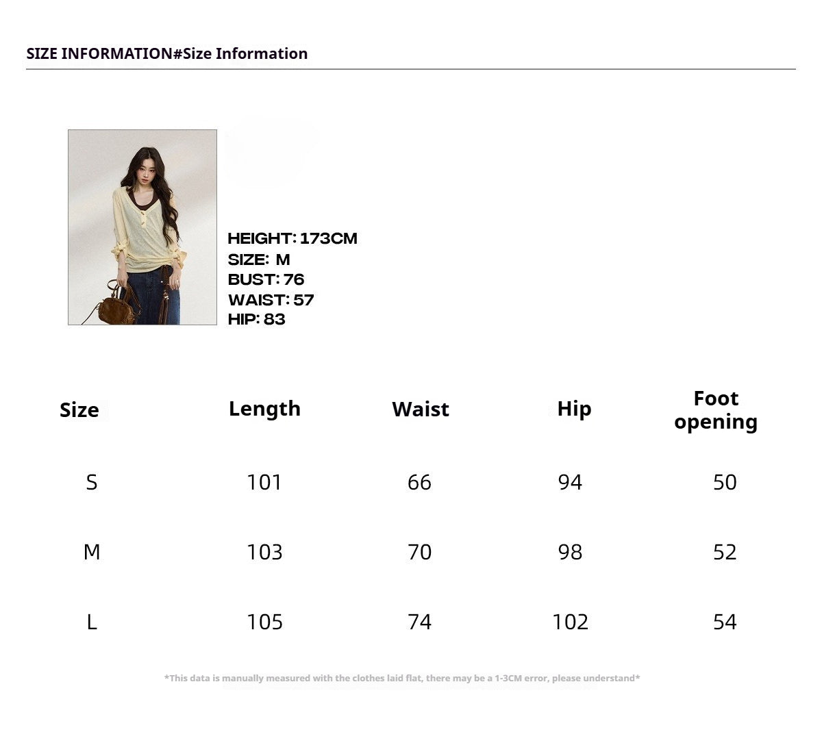 JN's DESIGN - Dark Blue Wide-Leg Vintage Jeans