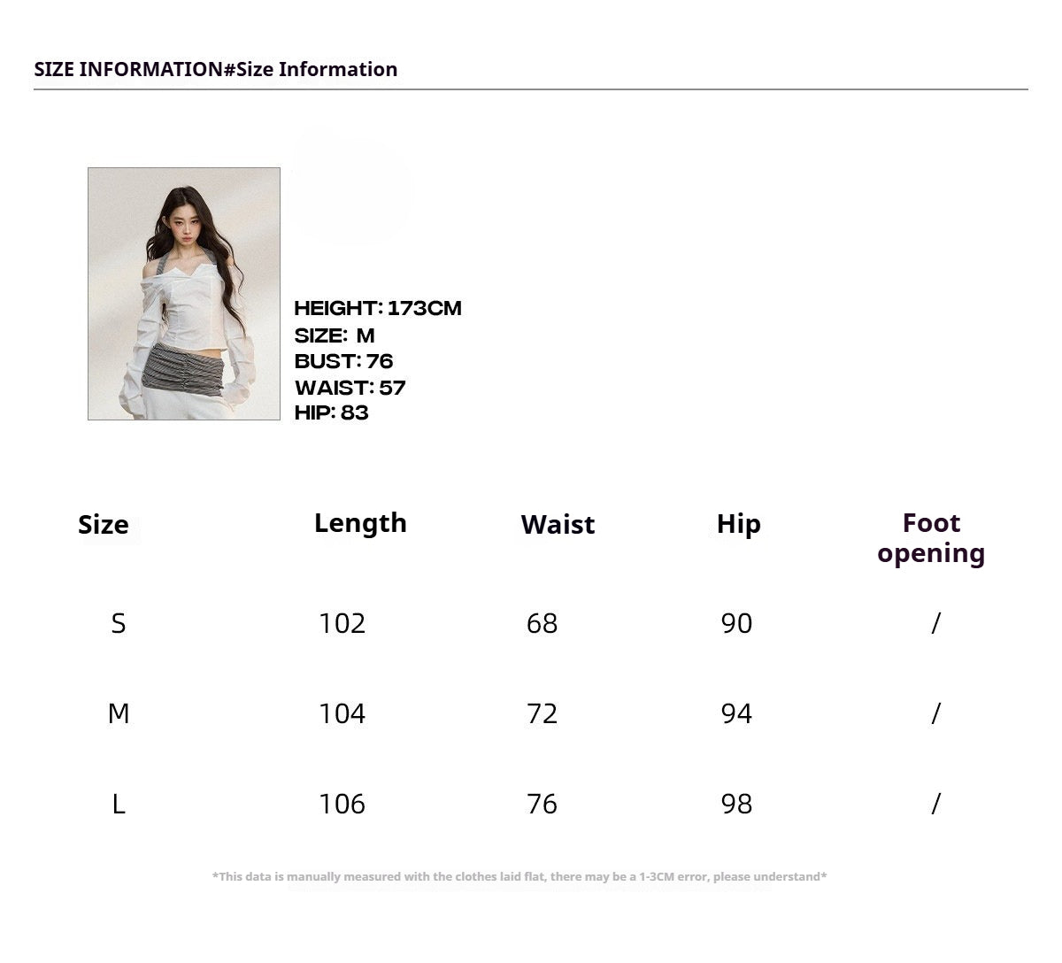 JN's DESIGN - White Wide-Leg Pants with Contrast Striped Waistband