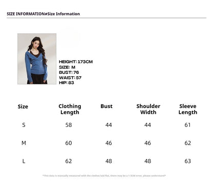 JN's DESIGN - Blue Knit Sweater with Brown Cami Set