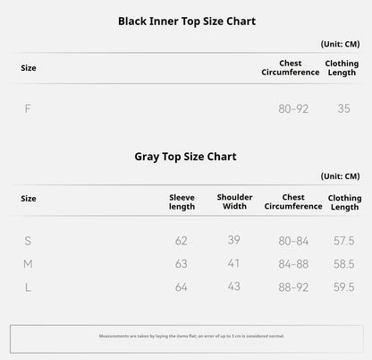 AOMALM - "Flowing River" Charcoal Gray V-Neck Ribbed Knit Sweater