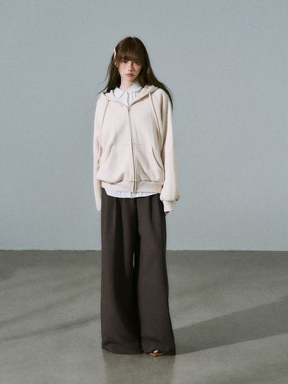 LOST FOREST - Petal Pink Bow Hooded Cardigan