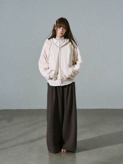 LOST FOREST - Petal Pink Bow Hooded Cardigan