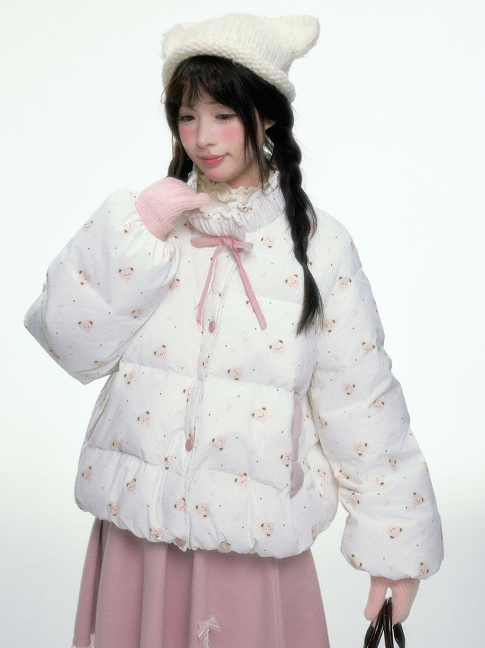 BIBIBENCY - White 90% White Duck Down Puffer Jacket