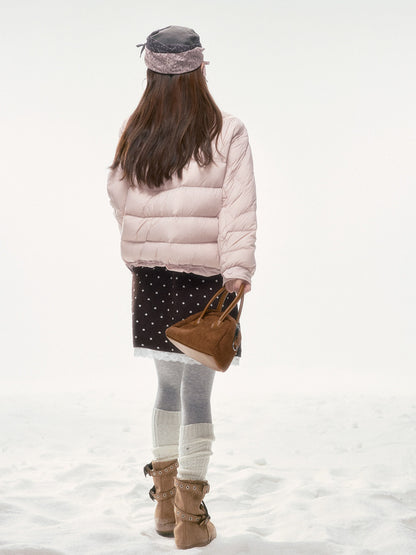 BIBIBENCY - Pink 90% Duck Down Puffer Jacket