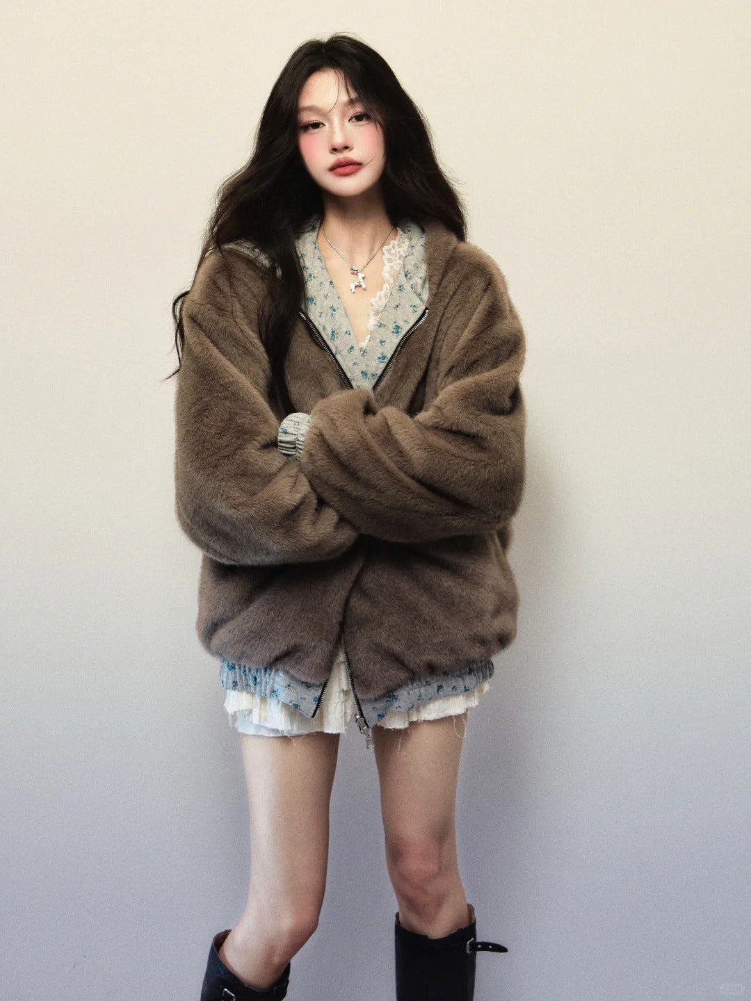 1P - "Floral Dream" Reversible Jacket Jacket