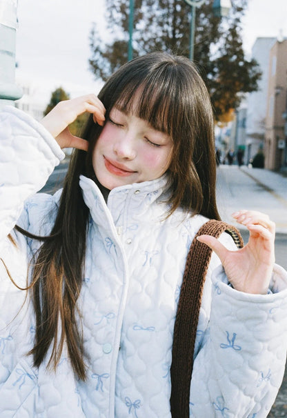 Zzouu - Cotton-Padded Korean Style Puffer Jacket