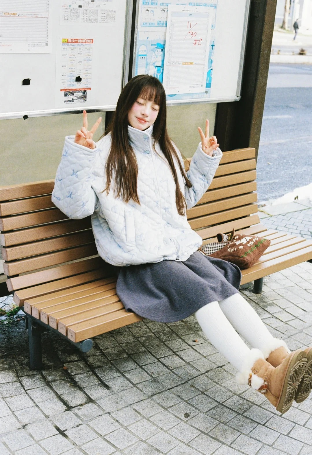 Zzouu - Cotton-Padded Korean Style Puffer Jacket