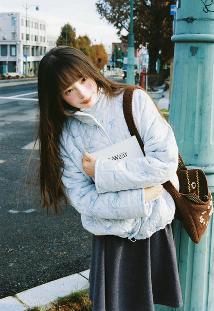 Zzouu - Cotton-Padded Korean Style Puffer Jacket