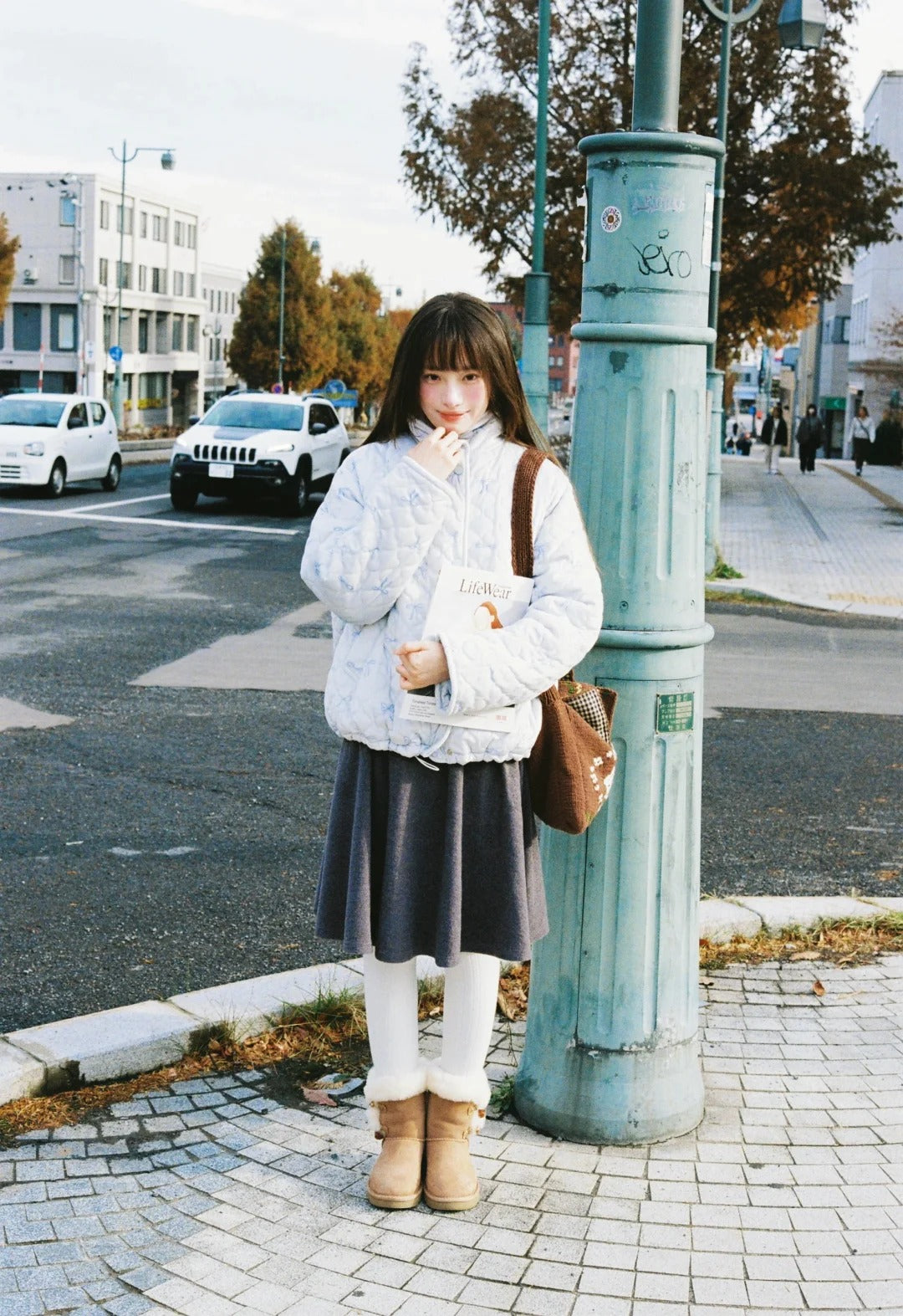 Zzouu - Cotton-Padded Korean Style Puffer Jacket