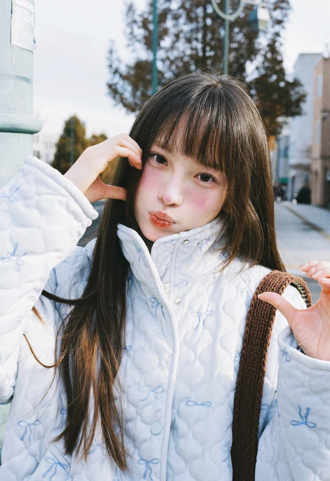 Zzouu - Cotton-Padded Korean Style Puffer Jacket