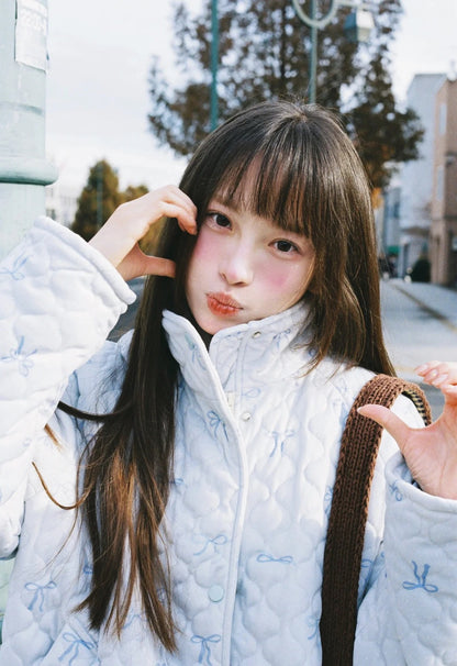 Zzouu - Cotton-Padded Korean Style Puffer Jacket
