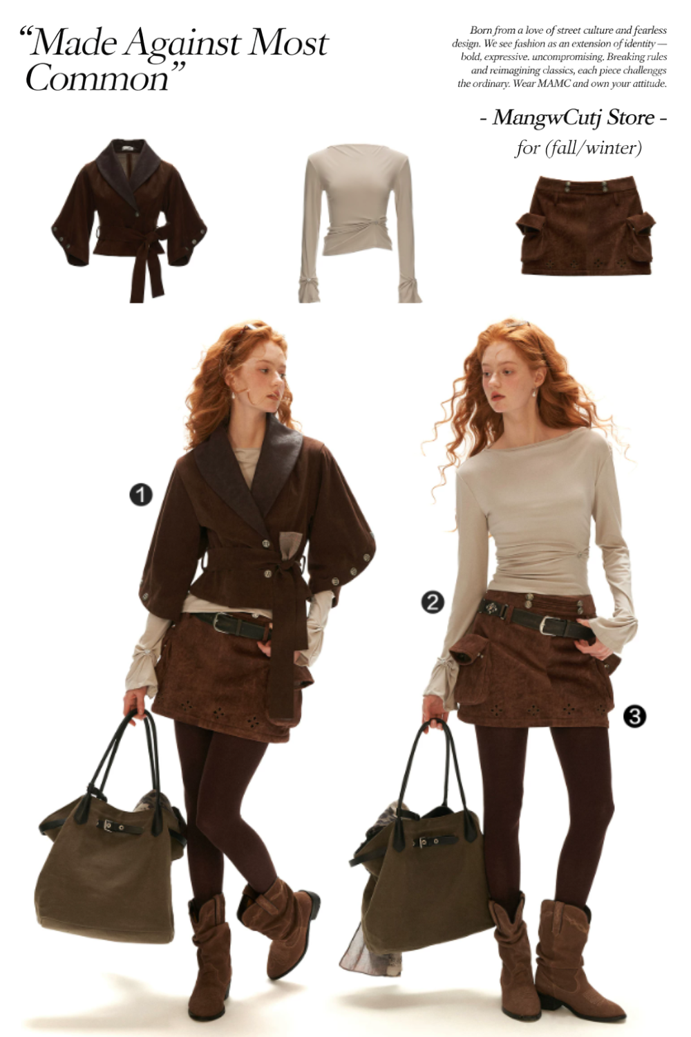 MAMC - Light Apricot Twisted Ruched Lyocell Long Sleeve Top