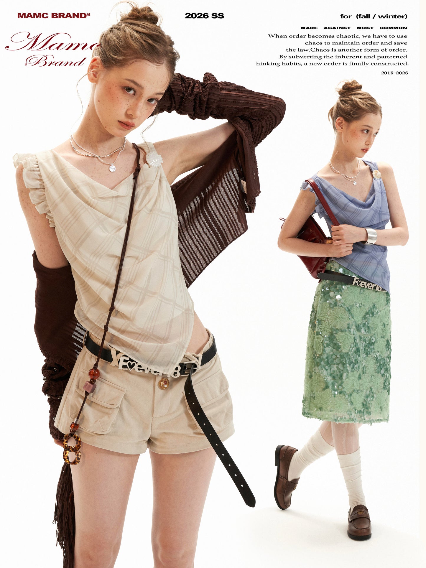 Asymmetrical Shell Button Draped Cami Top