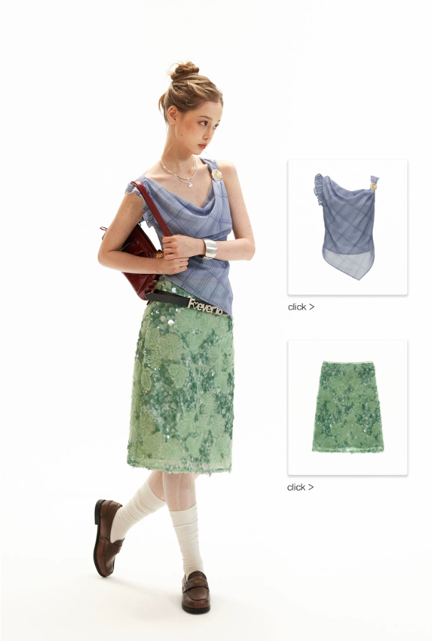 Asymmetrical Shell Button Draped Cami Top