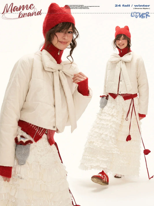 MAMC - Bow Button Short Jacket