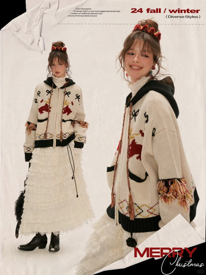 MAMC - "Joy, Peace, And Love" Cardigan
