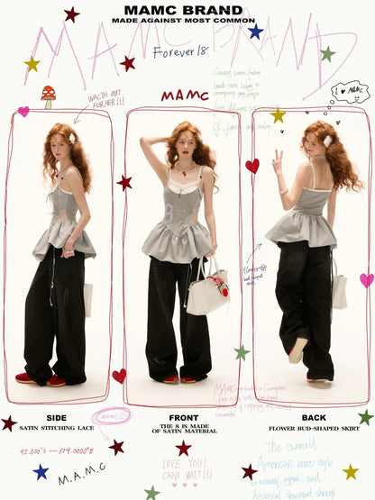 MAMC - Slate Muse Babydoll Top