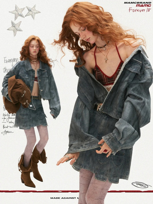 MAMC - Distressed Denim Set
