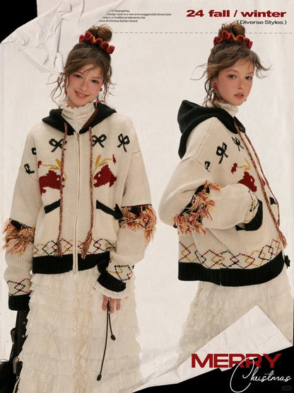 MAMC - "Joy, Peace, And Love" Cardigan
