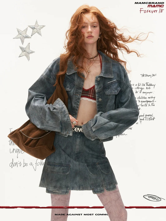 MAMC - Distressed Denim Set