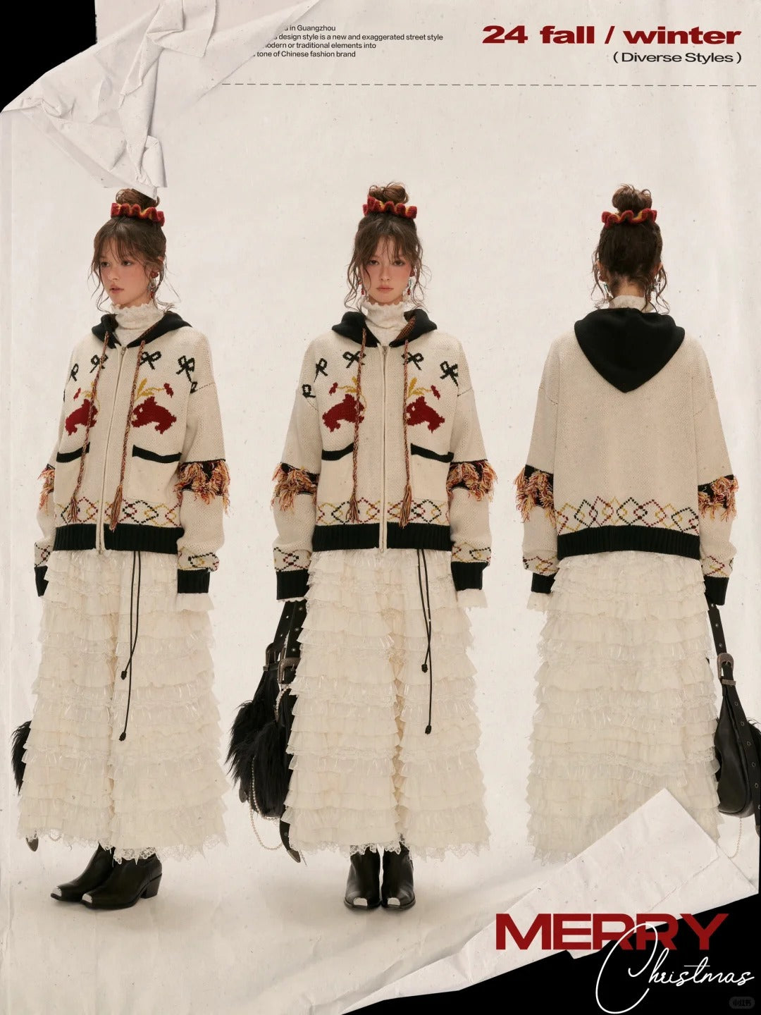 MAMC - "Joy, Peace, And Love" Cardigan