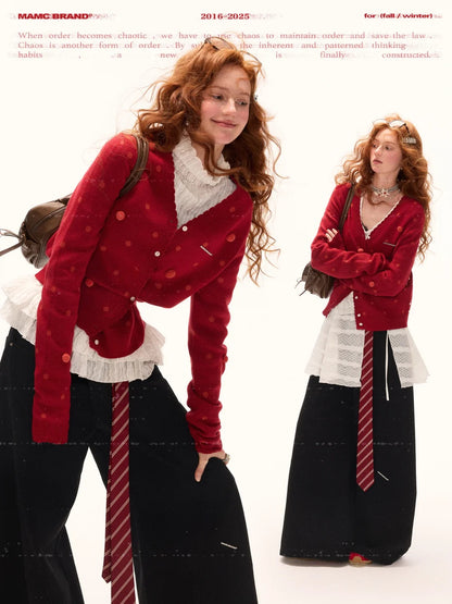 MAMC - Orbit Dot Knit Cardigan