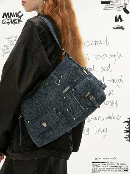 MAMC - Retro Washed Denim Bag