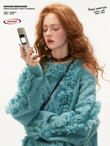 MAMC - Shoulder-Dropping Knitted Sweater