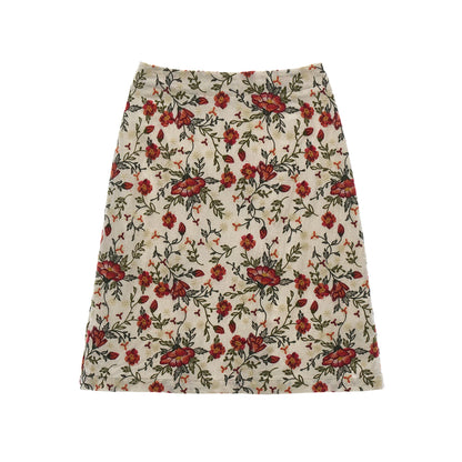 "Vintage Garden Mood" Embroidered Cami & A-line Skirt Set WE973