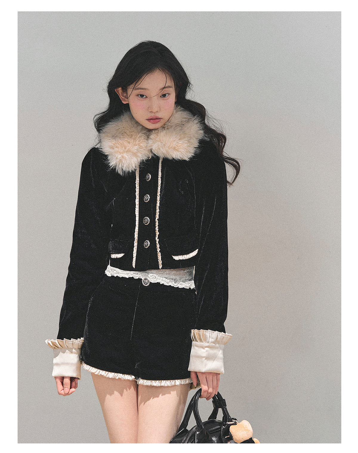 少也眼 “Silent Snow Province” French Velvet Winter Set 652623