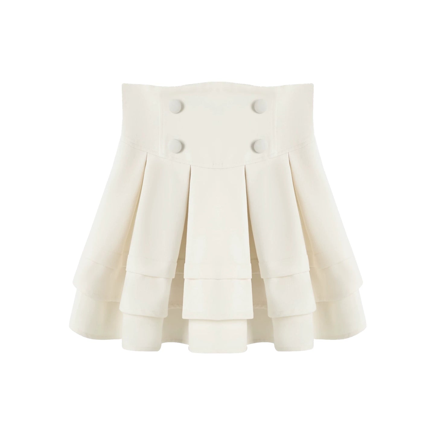 "Showa Girl" Tailored Layered Collection (Blazer / High-Waist Skirt / Victorian Shirt / Mesh Overlay Skirt)
