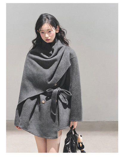 少也眼 “Winter Balcé Whisper” Wool Blend Overcoat - Gray (2nd Lookbook) 7886436