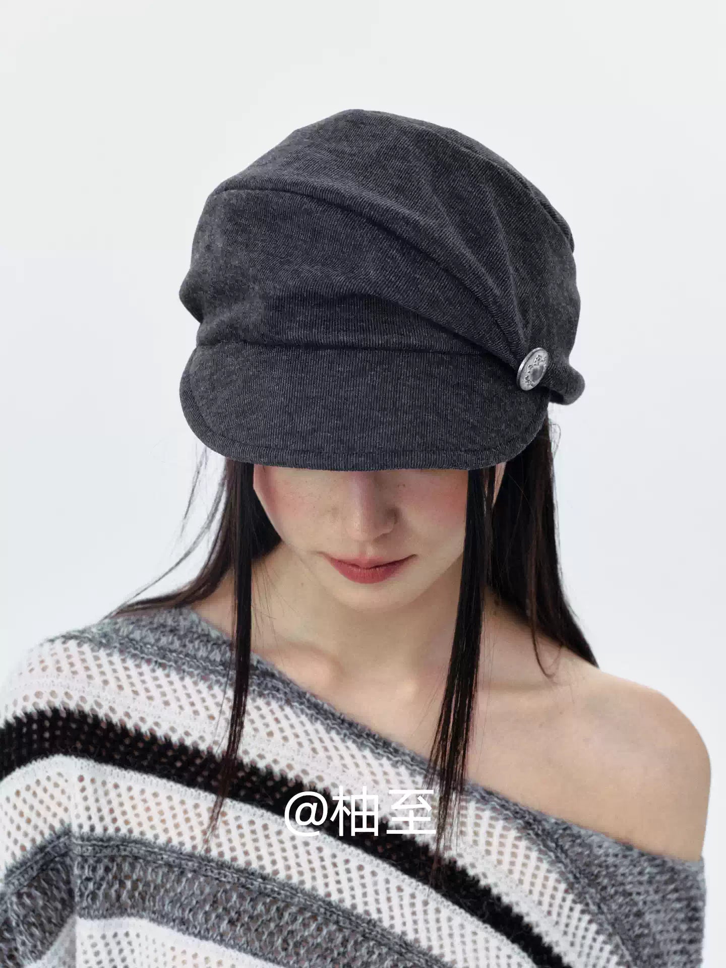 Korean Slouchy Newsboy Cap – Casual Street Style Baker Boy Hat